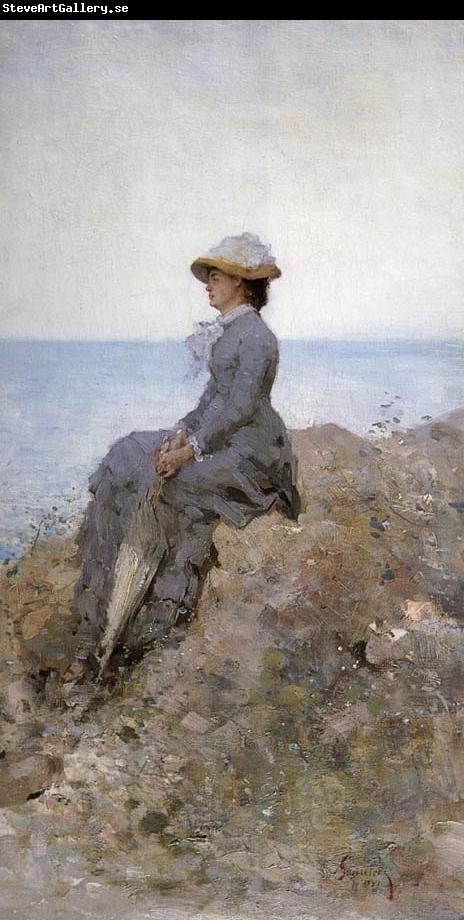 Nicolae Grigorescu On the Sea Shore